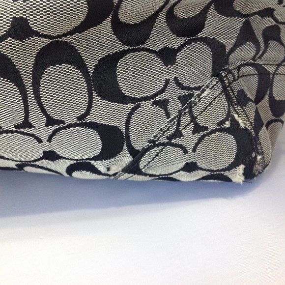 Coach Signature Hobo Bag / Braided Leather Straps - Picture 5 of 8